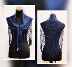 Beaded shawl 04-424C